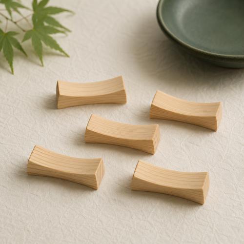 木曽檜 箸置き 五点組