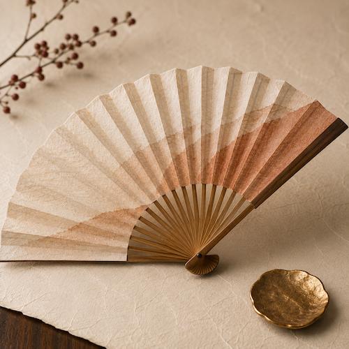 京扇子 檀紙